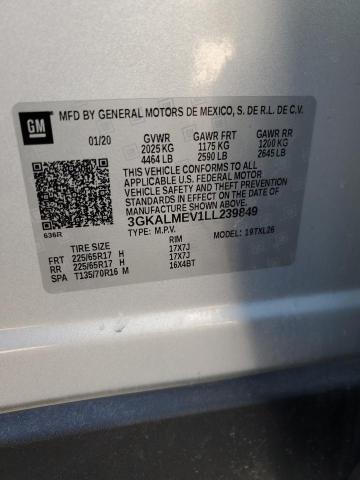 Photo 14 from auction – 2020 GMC TERRAIN SL with VIN 3GKALMEV1LL239849