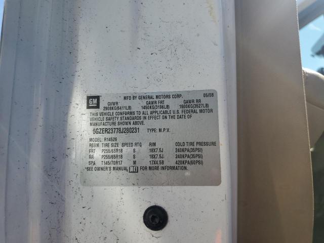 Photo 14 from auction – 2008 SATURN OUTLOOK XR with VIN 5GZER23778J280231