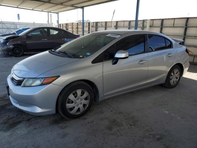 HONDA CIVIC LX 2012 with VIN 19XFB2F5XCE351139 - Photo from auction