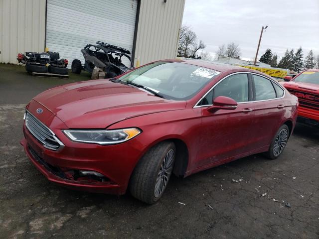 FORD FUSION SE 2017 with VIN 3FA6P0T95HR389137 - Photo from auction