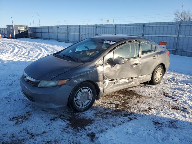 HONDA CIVIC HF 2012 with VIN 2HGFB2F68CH554061 - Photo from auction