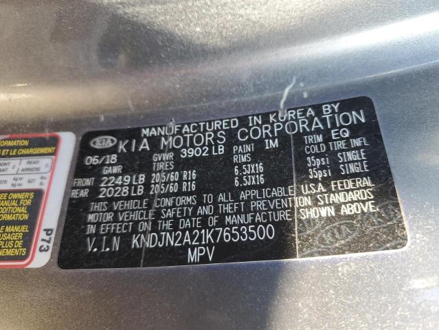 Photo 14 from auction – 2019 KIA SOUL with VIN KNDJN2A21K7653500