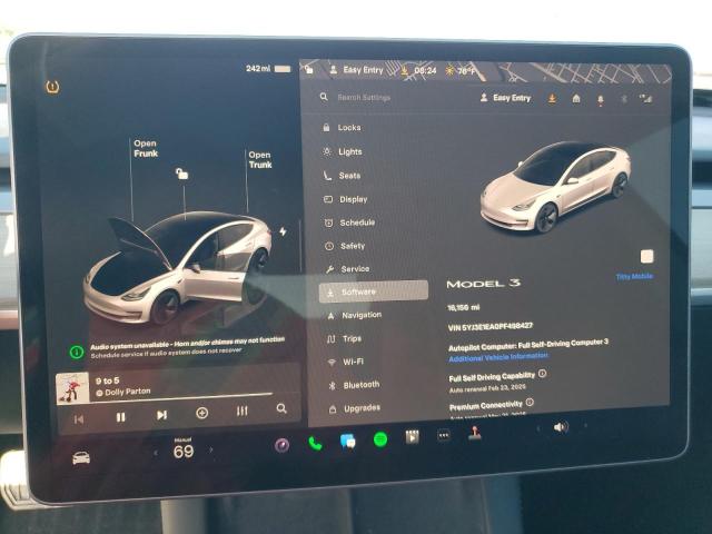 Photo 9 from auction – 2023 TESLA MODEL 3 with VIN 5YJ3E1EA0PF498427