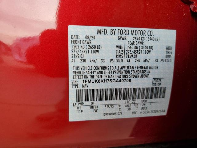 Photo 14 from auction – 2025 FORD EXPLORER S with VIN 1FMUK8KH7SGA40708