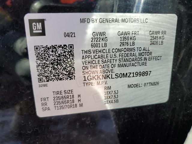 Photo 14 from auction – 2021 GMC ACADIA SLE with VIN 1GKKNKLS0MZ199897