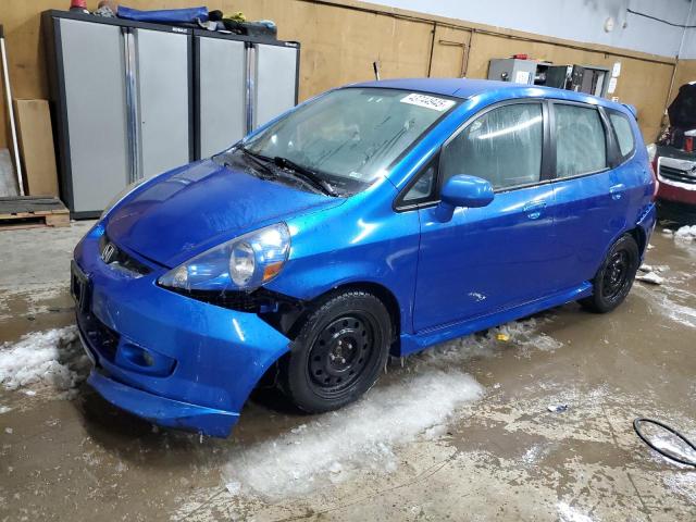 HONDA FIT S 2007 with VIN JHMGD38697S009337 - Photo from auction