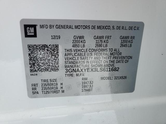 Photo 14 from auction – 2020 CHEVROLET EQUINOX PR with VIN 3GNAXYEX3LS611682