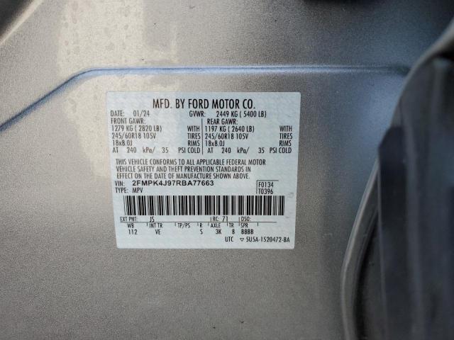 Photo 14 from auction – 2024 FORD EDGE SEL with VIN 2FMPK4J97RBA77663