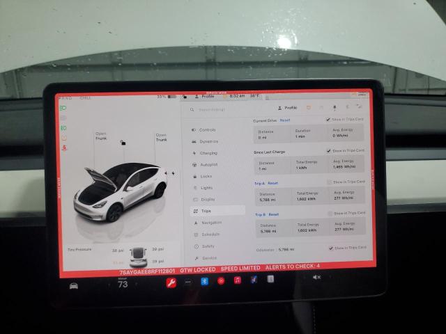 Photo 9 from auction – 2024 TESLA MODEL Y with VIN 7SAYGAEE8RF112801