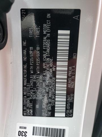 Photo 14 from auction – 2021 TOYOTA SIENNA LIM with VIN 5TDESKFC6MS026358