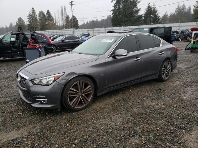 INFINITI Q50 BASE 2014 with VIN JN1BV7APXEM685156 - Photo from auction
