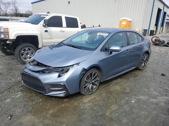 TOYOTA COROLLA SE 2022 with VIN 5YFS4MCE9NP130786 - Photo from auction