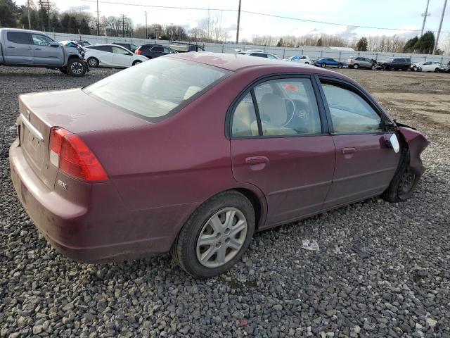 Photo 3 from auction – 2003 HONDA CIVIC EX with VIN 2HGES267X3H544183
