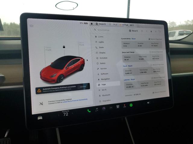 Photo 9 from auction – 2020 TESLA MODEL 3 with VIN 5YJ3E1EAXLF718649