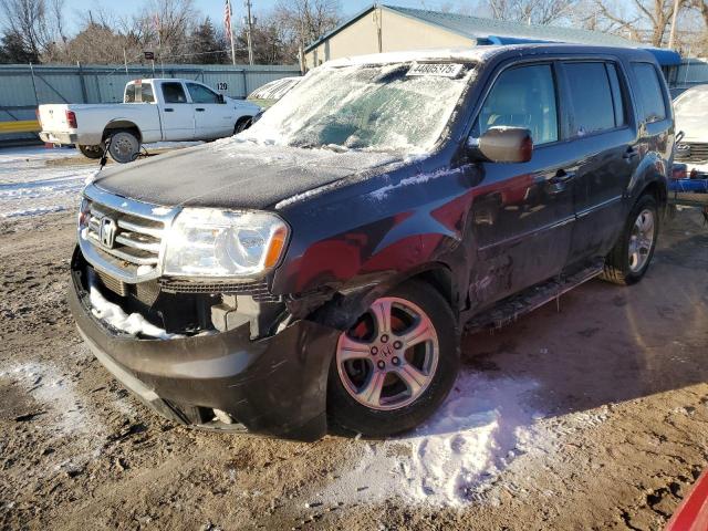 HONDA PILOT EXLN 2012 with VIN 5FNYF4H78CB070698 - Photo from auction