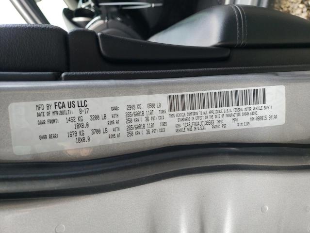 Photo 14 from auction – 2018 JEEP GRAND CHER with VIN 1C4RJFBG4JC139503