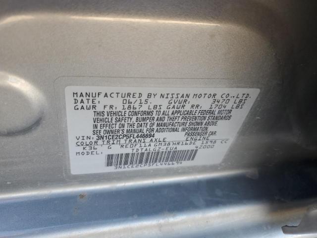 Photo 14 from auction – 2015 NISSAN VERSA NOTE with VIN 3N1CE2CP5FL446694
