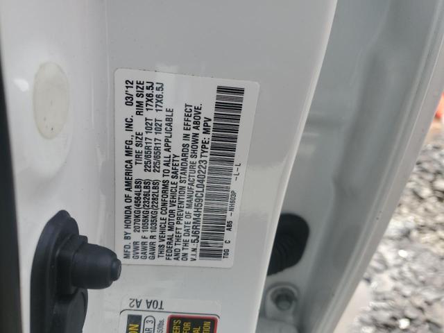 Photo 14 from auction – 2012 HONDA CR-V EX with VIN 5J6RM4H59CL040223