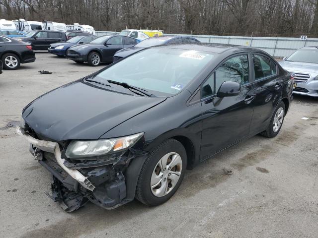HONDA CIVIC LX 2013 with VIN 19XFB2F57DE271394 - Photo from auction