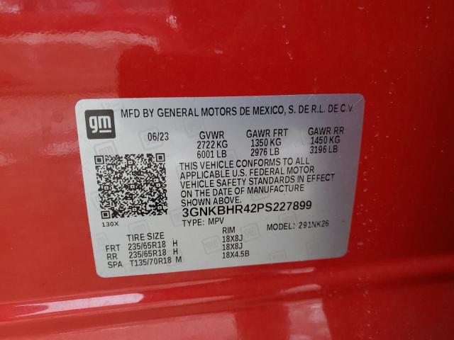 Photo 14 from auction – 2023 CHEVROLET BLAZER 2LT with VIN 3GNKBHR42PS227899