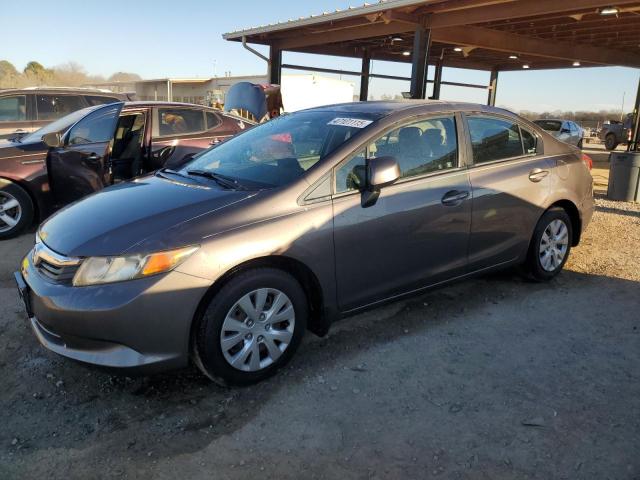 HONDA CIVIC LX 2012 with VIN 19XFB2F55CE036829 - Photo from auction