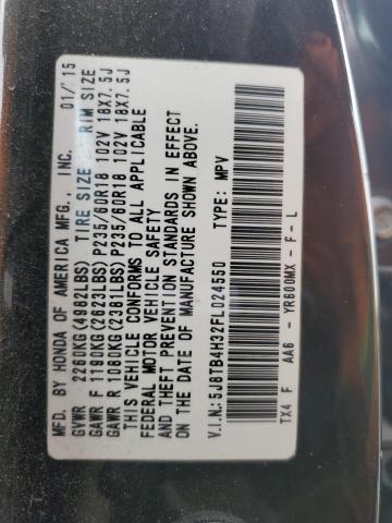 Photo 14 from auction – 2015 ACURA RDX with VIN 5J8TB4H32FL024550