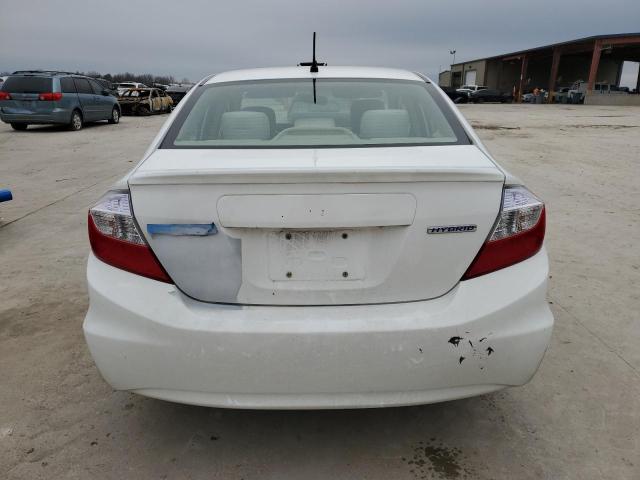 Photo 6 from auction – 2012 HONDA CIVIC HYBR with VIN JHMFB4F29CS000283