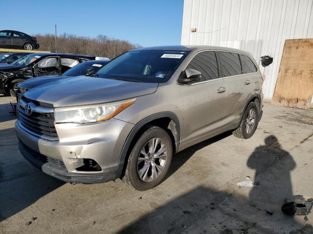 TOYOTA HIGHLANDER 2015 with VIN 5TDZKRFH4FS039084 - Photo from auction
