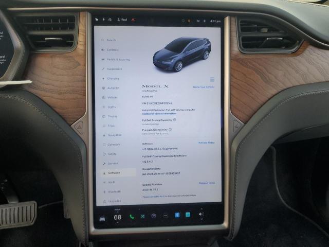 Photo 9 from auction – 2021 TESLA MODEL X with VIN 5YJXCDE25MF322146