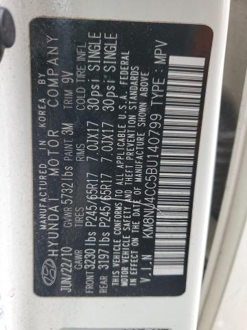 Photo 14 from auction – 2011 HYUNDAI VERACRUZ G with VIN KM8NU4CC5BU140799