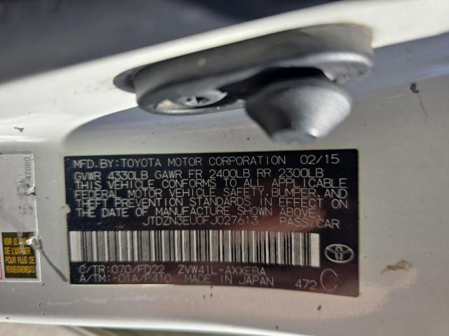 Photo 10 from auction – 2015 TOYOTA PRIUS V with VIN JTDZN3EU0FJ027613