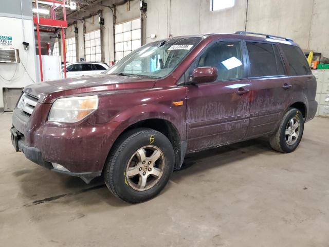 HONDA PILOT EXL 2007 with VIN 5FNYF28667B035000 - Photo from auction