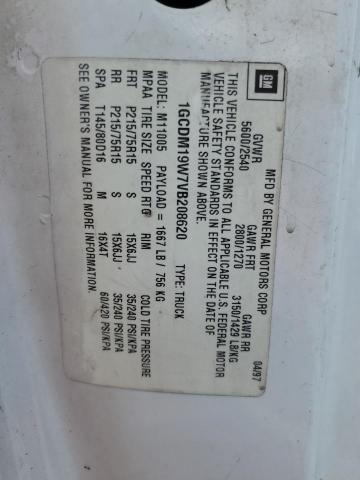 Photo 14 from auction – 1997 CHEVROLET ASTRO EXT with VIN 1GCDM19W7VB208620