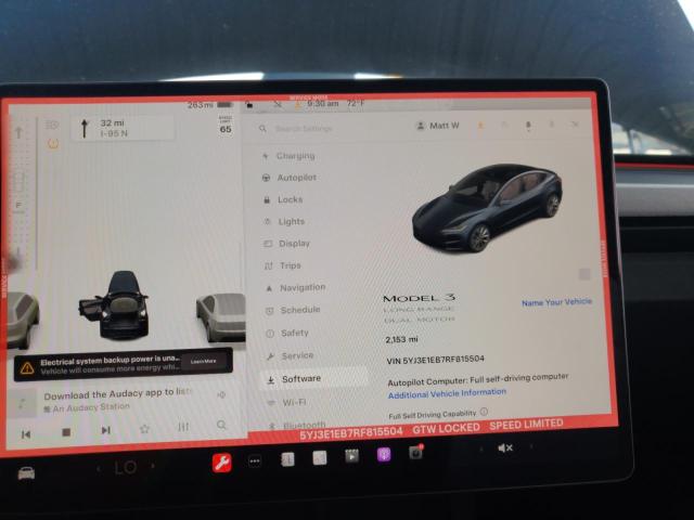 Photo 9 from auction – 2024 TESLA MODEL 3 with VIN 5YJ3E1EB7RF815504