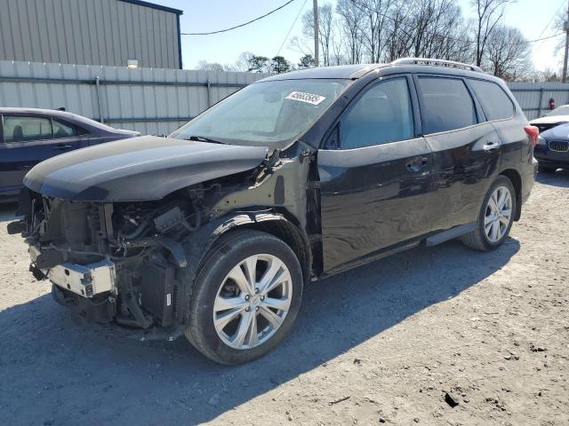 NISSAN PATHFINDER 2018 with VIN 5N1DR2MM3JC604282 - Photo from auction