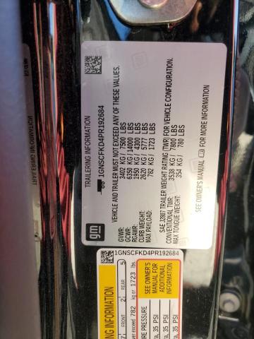 Photo 14 from auction – 2023 CHEVROLET SUBURBAN C with VIN 1GNSCFKD4PR192684