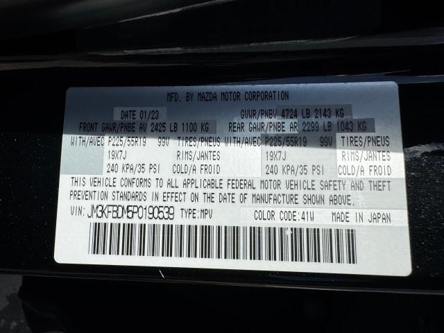 Photo 10 from auction – 2023 MAZDA CX-5 PREMI with VIN JM3KFBDM5P0190539