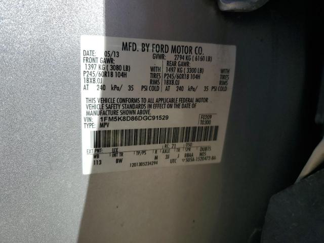 Photo 14 from auction – 2013 FORD EXPLORER X with VIN 1FM5K8D86DGC91529