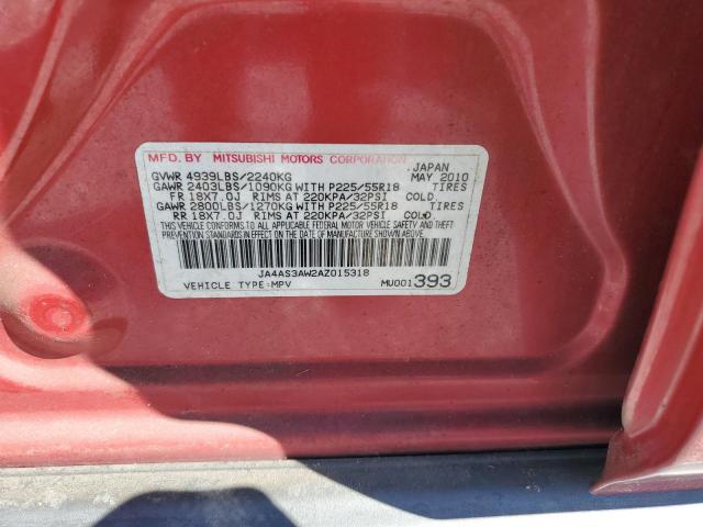 Photo 14 from auction – 2010 MITSUBISHI OUTLANDER with VIN JA4AS3AW2AZ015318