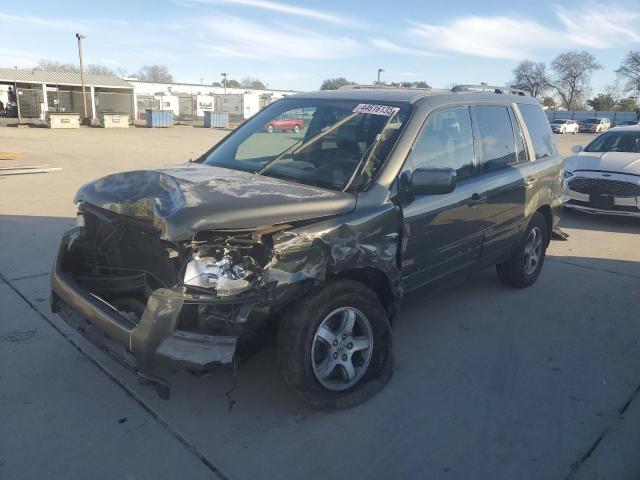 HONDA PILOT EX 2006 with VIN 5FNYF18716B027422 - Photo from auction