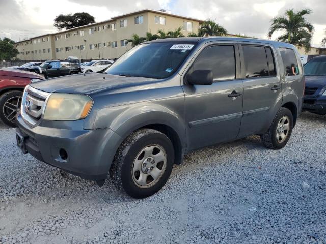 HONDA PILOT LX 2011 with VIN 5FNYF3H21BB020710 - Photo from auction