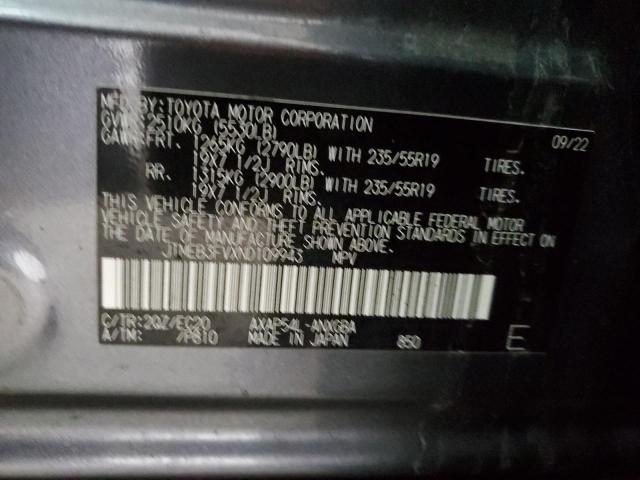 Photo 14 from auction – 2022 TOYOTA RAV4 PRIME with VIN JTMEB3FVXND109943