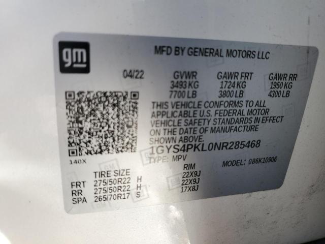 Photo 14 from auction – 2022 CADILLAC ESCALADE E with VIN 1GYS4PKL0NR285468