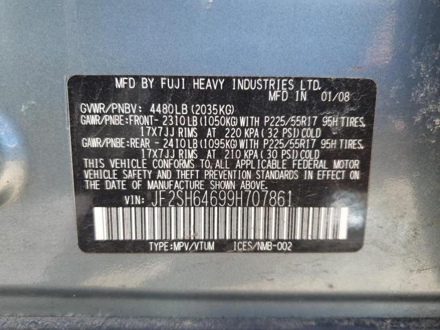 Photo 14 from auction – 2009 SUBARU FORESTER 2 with VIN JF2SH64699H707861