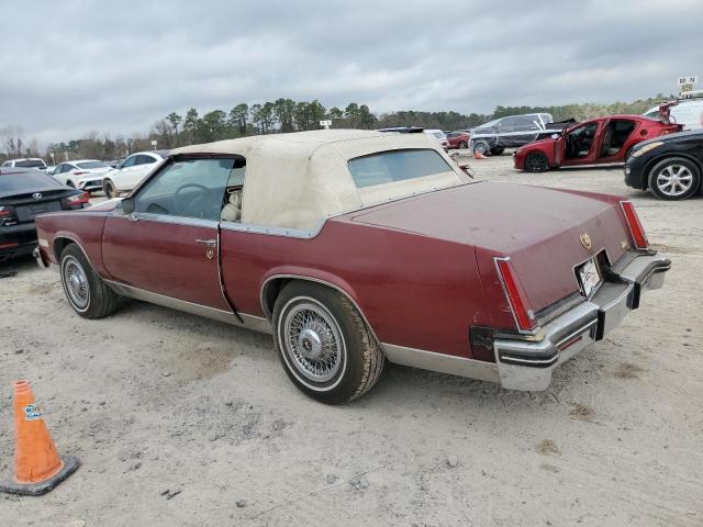 Photo 2 from auction – 1985 CADILLAC ELDORADO B with VIN 1G6EL6784FE609750