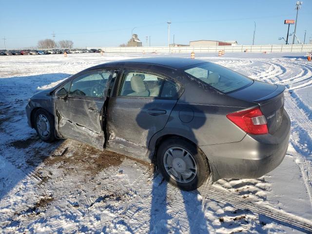 Photo 2 from auction – 2012 HONDA CIVIC HF with VIN 2HGFB2F68CH554061
