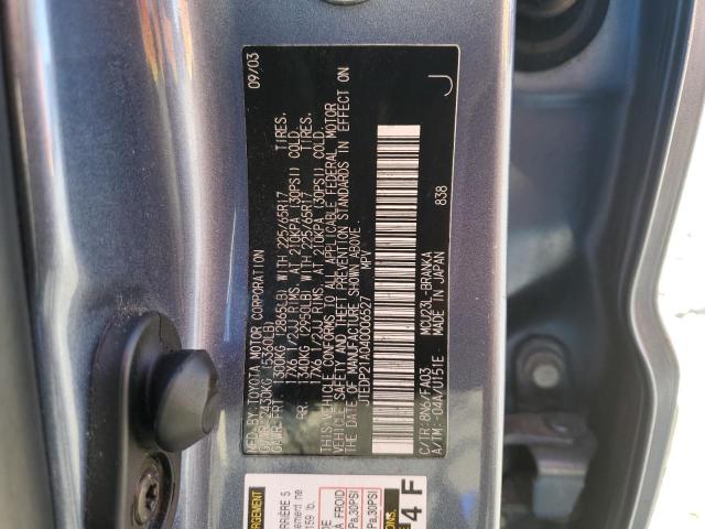 Photo 14 from auction – 2004 TOYOTA HIGHLANDER with VIN JTEDP21A040006527