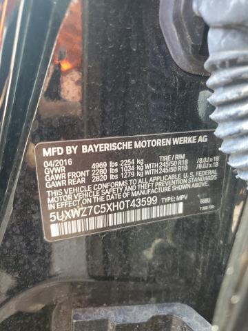 Photo 14 from auction – 2017 BMW X3 SDRIVE2 with VIN 5UXWZ7C5XH0T43599