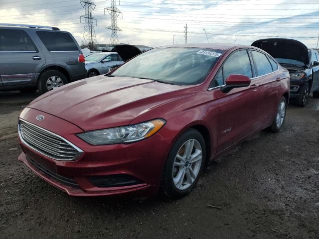 FORD FUSION SE 2018 with VIN 3FA6P0LU6JR208802 - Photo from auction