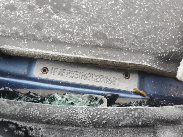 Снимка 12 от търг – 2002 FORD TAURUS SES с VIN 1FAFP55U62G283681